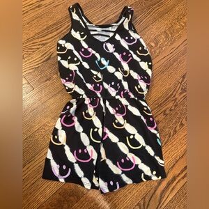 Colorful Smiley Face Romper